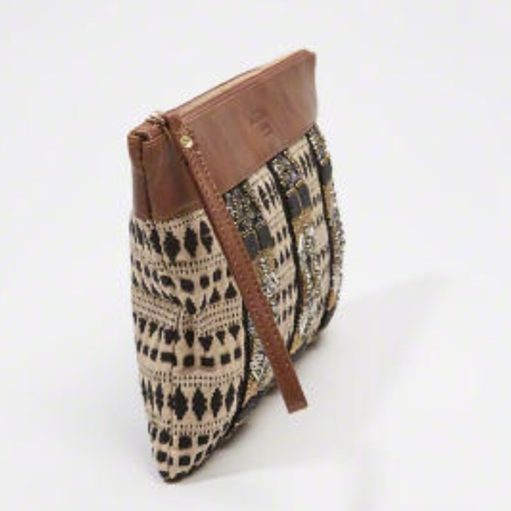 Nwt abercrombie & Fitch beaded clutch